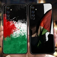 palestine flag soft silicone for realme 8i 9i 9 pro plus gt2 pro c3 6 7 8 pro c21 c11 c25 pro 5g shockproof phone cover fundas