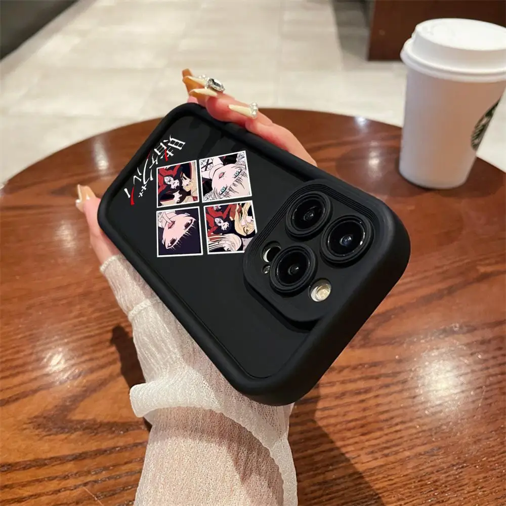 Japanese Anime Kakegurui Jabami Y-Yomeko MINISO Phone Case Eye Ladder For Iphone 11 12 13 14 15 16 Pro PLUS PRO MAX