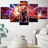 5 piece hd modular cartoon picture japan anime attack on titan characters poster canvas painting for wall art home decor modern