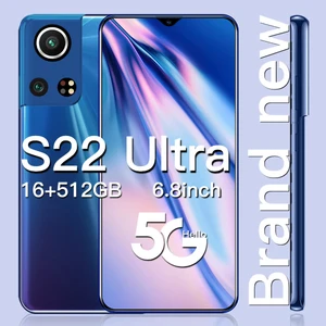 new s22 ultra smartphone android 10 0 7 3 hd inch mobile phones 16gb512gb cellphones celular 5g phone global version handys free global shipping