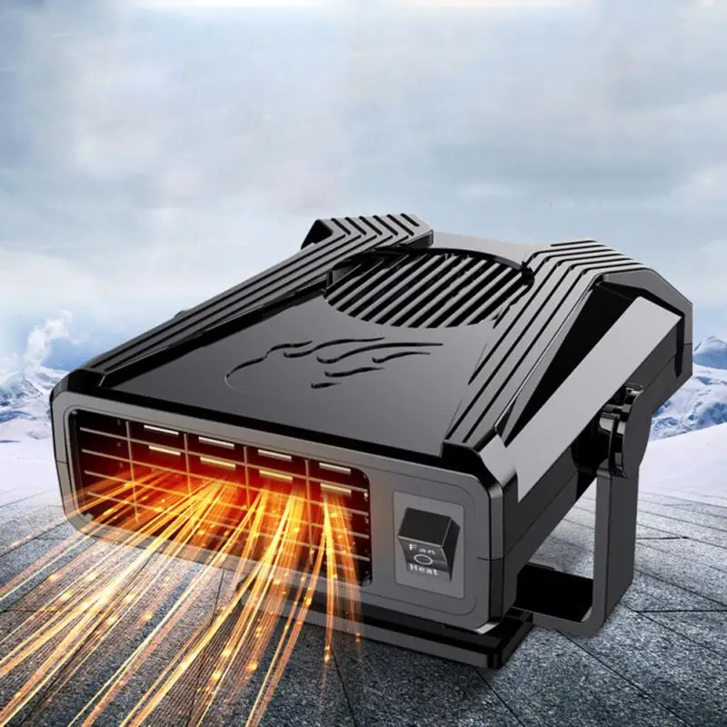 Автомобильный обогреватель/вентилятор 2 в 1 12 В/24 В с быстрым нагревом и вращением