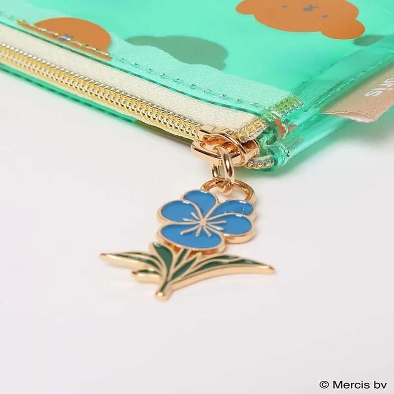 Kawaii Miffy Rabbit мультяшная квадратная водонепроницаемая сумка для хранения макияжа