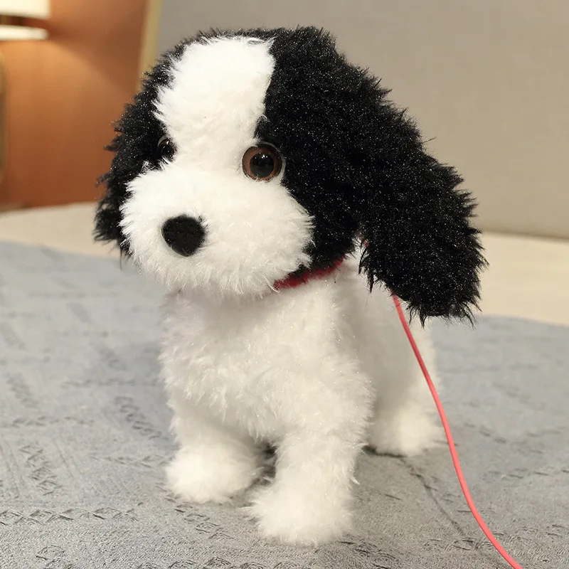 

1pc 35cm Smart Dog Can Walk Talk And Bark Plush Electric Toy Baby's Children's Doll Family Pet Dog's Toy Children's Gift