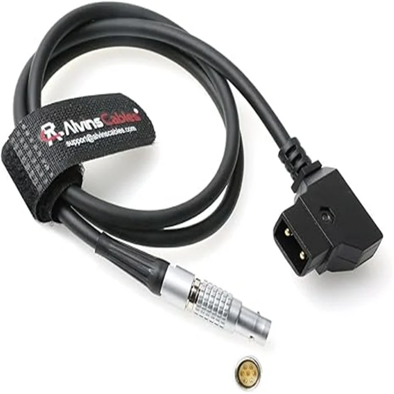 Фото Кабель питания Alvin’s Cables для DJI Focus Pro LiDAR, кабель D-tap на 7-контактный штекерный кабель для DJI Focus Pro LiDAR для концентратора кабеля передачи, №1