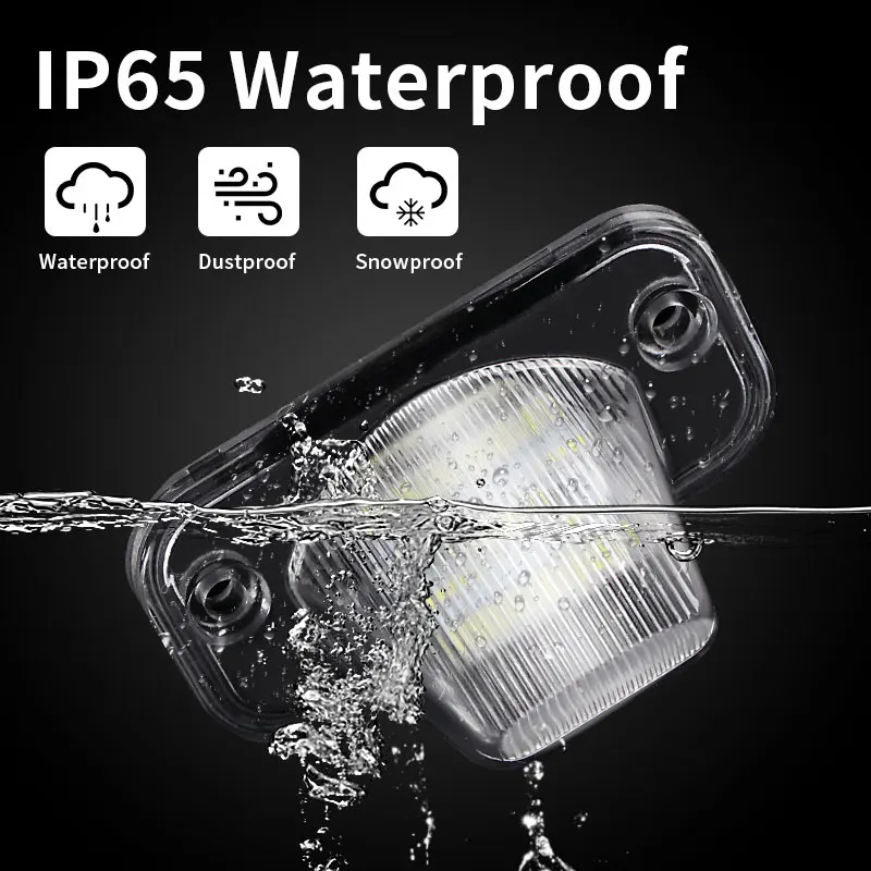 2xДля VW Passat B5 B6 Светодиодная подсветка номерного знака для Transporter T4 1990-2003 гг. без