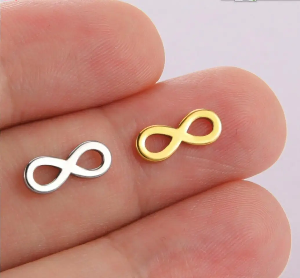 20 шт. нержавеющая сталь бесконечная 8 форма подвески разъемы застежка для DIY