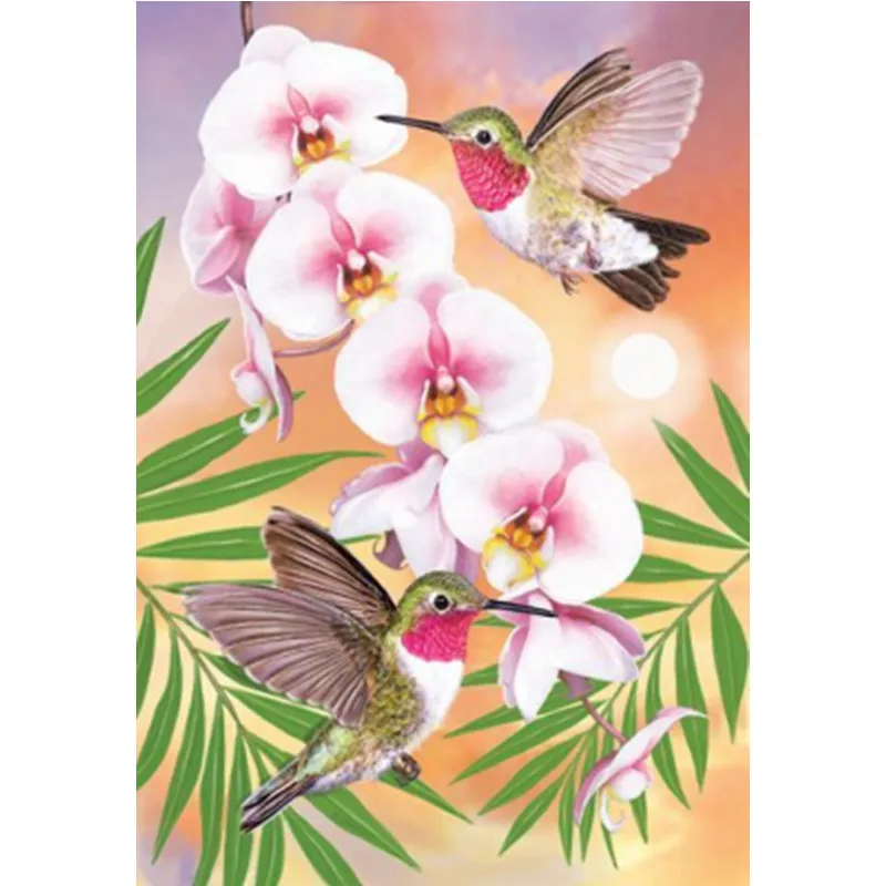 

Алмазная 5D живопись, птицы и цветы, полная Алмазная мозаика, Набор для вышивки крестиком, алмазная вышивка, Новое поступление, коллекция 2022