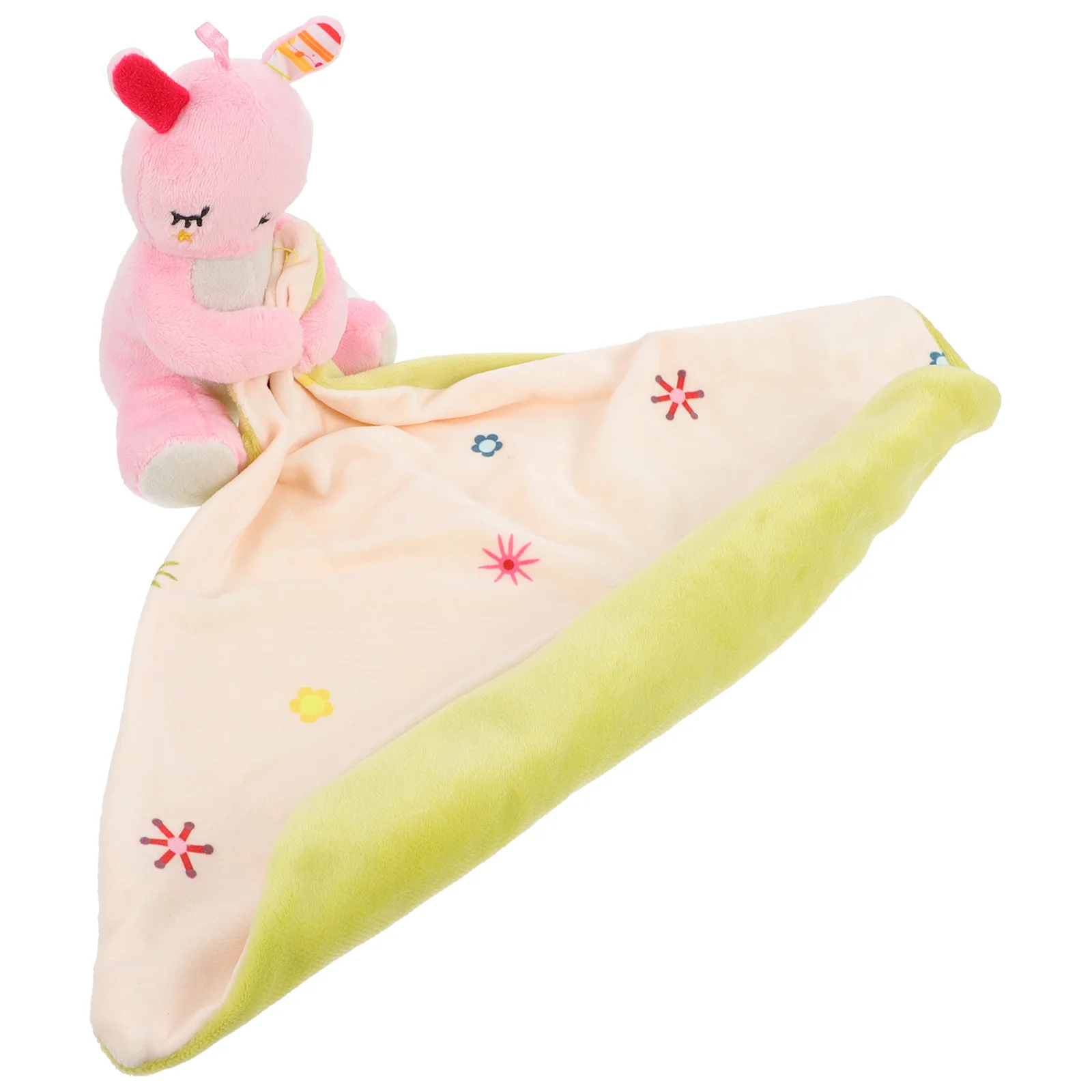 

2pcs Baby Blanket Lovely Cartoon Soothing Towel Cotton Pacifying Towel