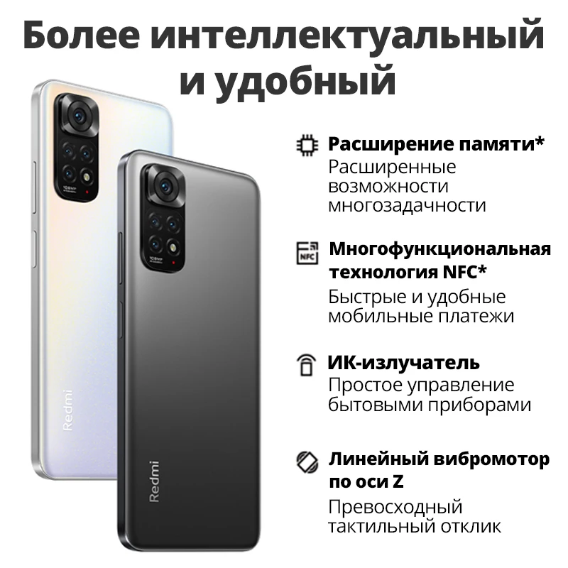 Смартфон Xiaomi Redmi Note 11S 6 + 128ГБ RU [Ростест Доставка от 2 дня Официальная гарантия] |