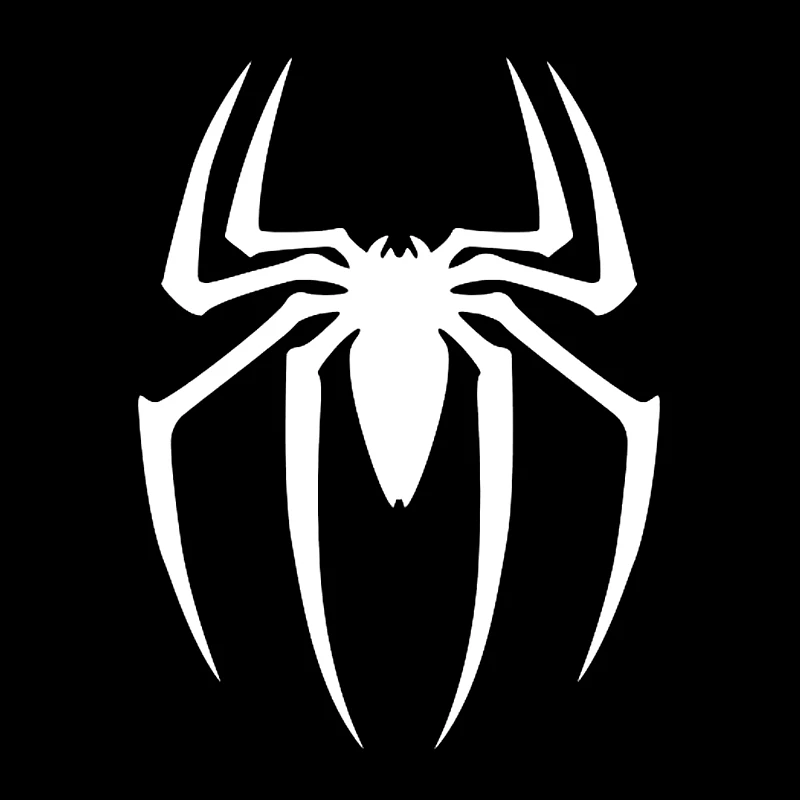 Автомобильная Наклейка на ноутбук компьютер рептилии черный паук мотоцикл