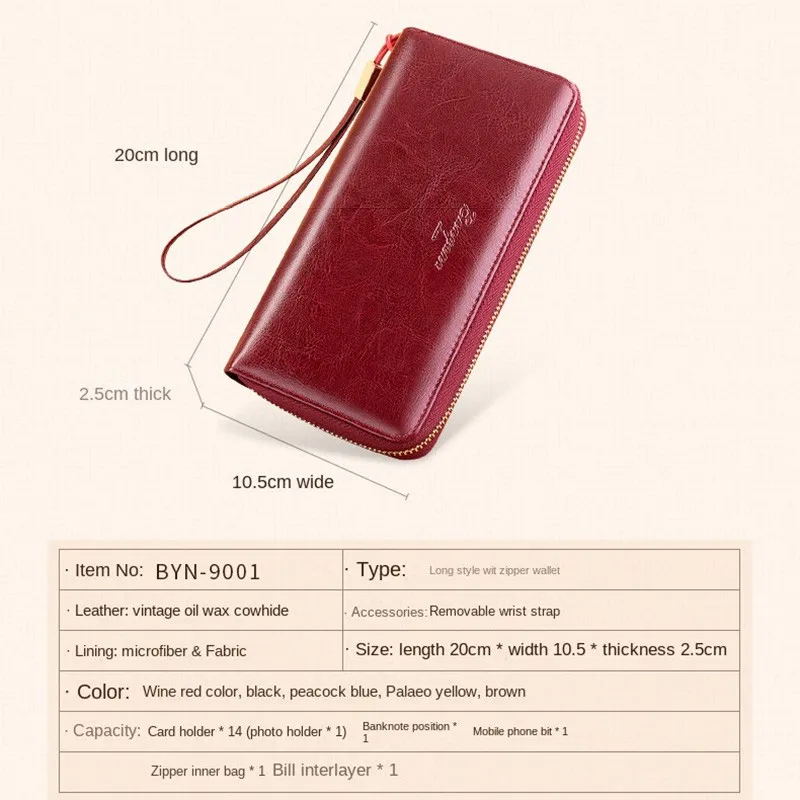 Клатч KAVIS из натуральной кожи удобный кошелек с зажимом для денег кредитницей и