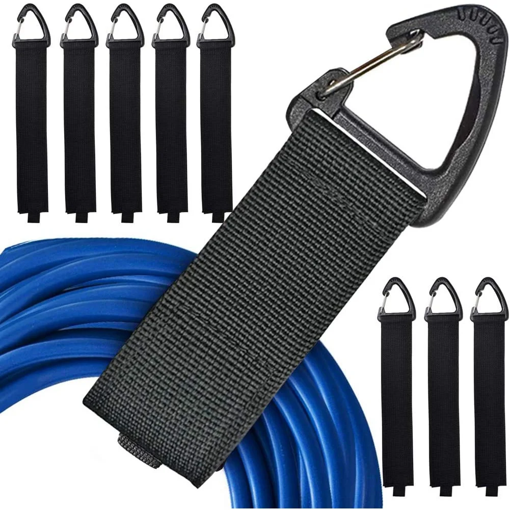 

8Pcs Extension Cord Holder Organizer, 16-Inch Hook and Loop Extension Cord Organizer Hanger with Buckle Bandage