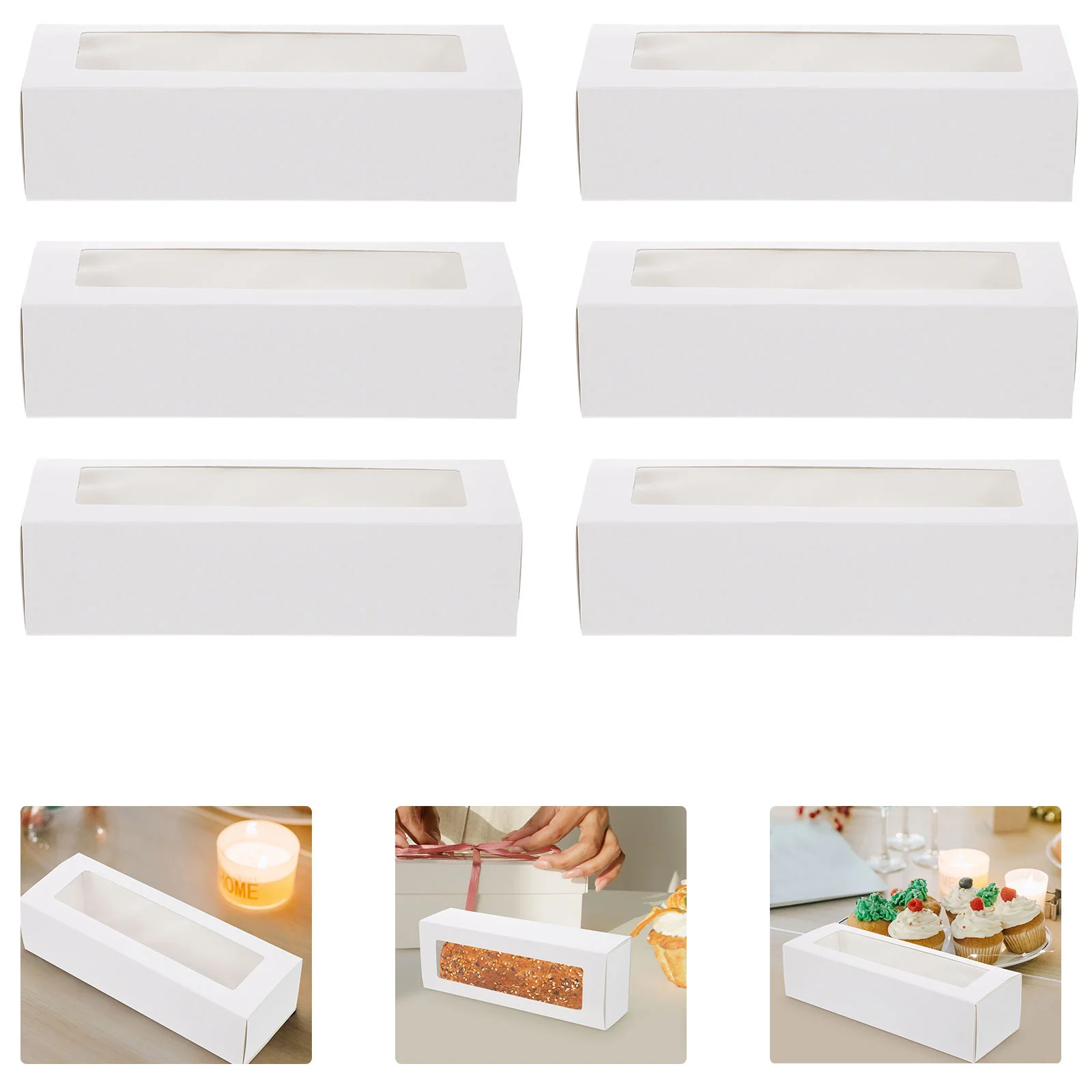 

10 Pcs Biscuit Chip Box Festival Supply Accessory Chocolate Muffins Container Gift Case