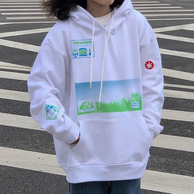 Cavempt Hoodie Sweatshirts Embroidery Men's Women's Couple CE Cav Empt Hoodie Sweatshirts