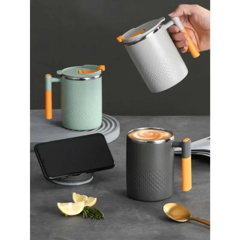 WORTHBUY 18/8 кофейная чашка из нержавеющей стали кружка с крышкой кофейный стакан