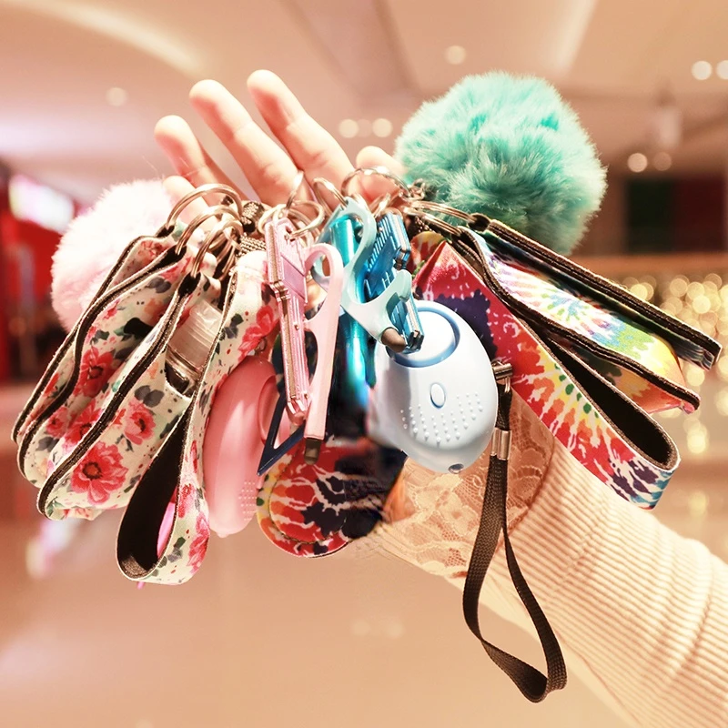 10 шт. милый миниатюрный брелок для охранной сигнализации | Безопасность и защита