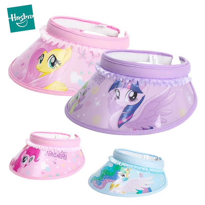 

Original My Little Pony Sunbonnet for Kids Twilight Sparkle Pinkie Fluttershy Princess Hat Anime Accessory Outdoor Toys Girl 3+y