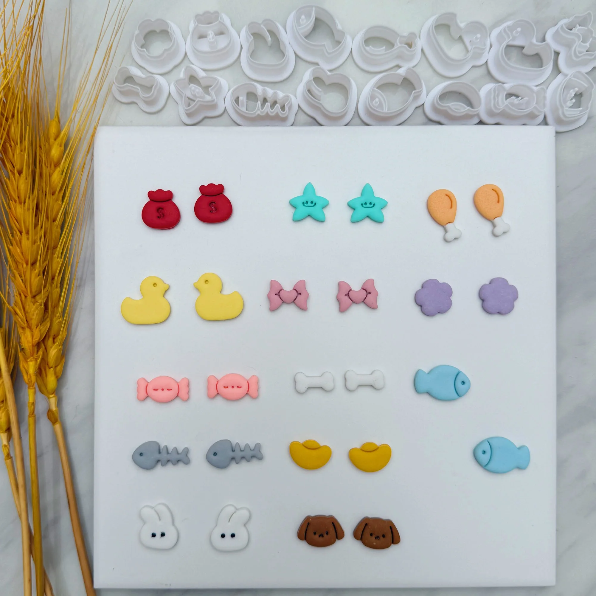 Маленький бант утка конфеты рыба морская звезда форма кролика фрезы из