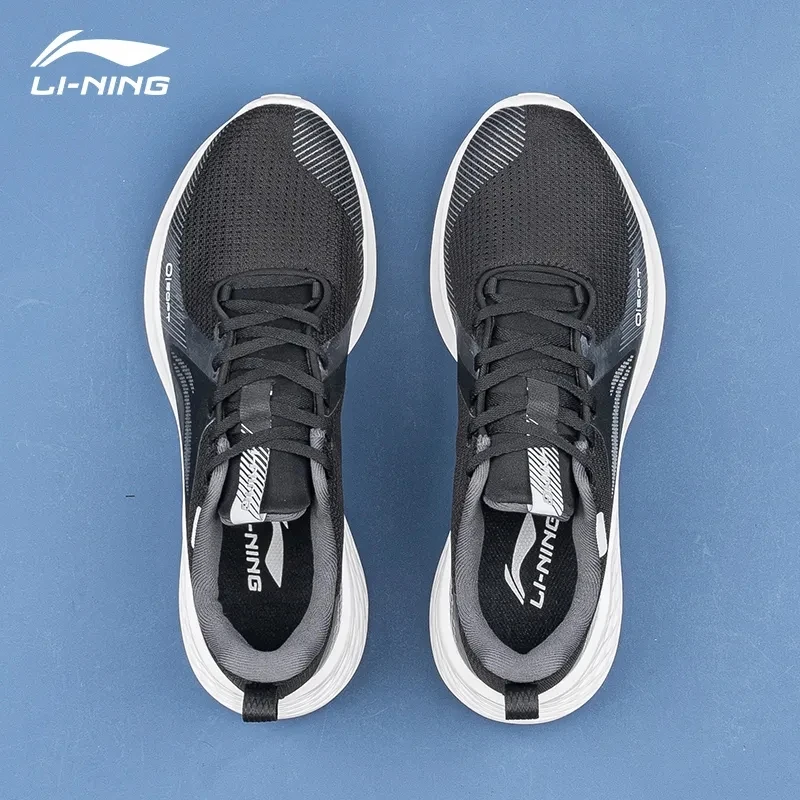 Li Ning Men's Shoes SOFT Running Shoes Summer Mesh Breathable Lightweight Running Shoes Low Top Casual Shoes Sports Shoes