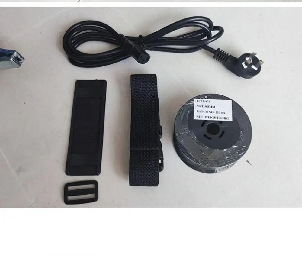 Безвоздушный двухэкранированный сварочный аппарат 220 В портативный с защитой от