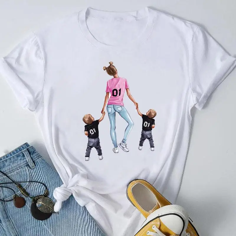 

Women Style Mom Mother 90s Mama Lady Tee Casual Top Clothes Fashion Summer Tshirt Short Sleeve O-neck Female Graphic T-Shirt
