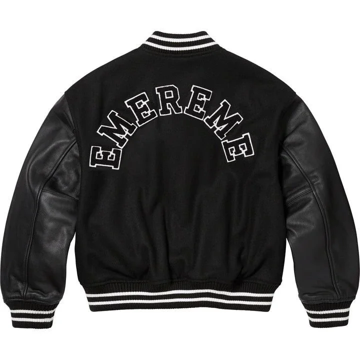 

High Street Varsity Jacket Men Tiger Embroidered Baseball Jackets Women Coat Patchwork Outwear Unisex 2023