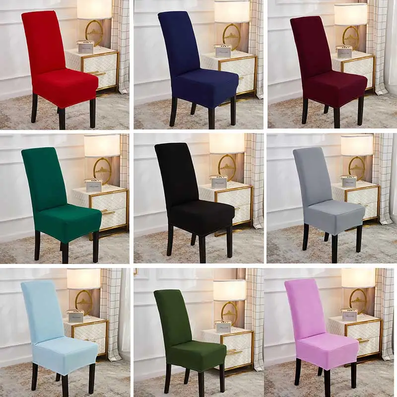 1/4/6/8 шт. дешевые чехлы на кресло стрейч для столовой чехол из спандекса кресла