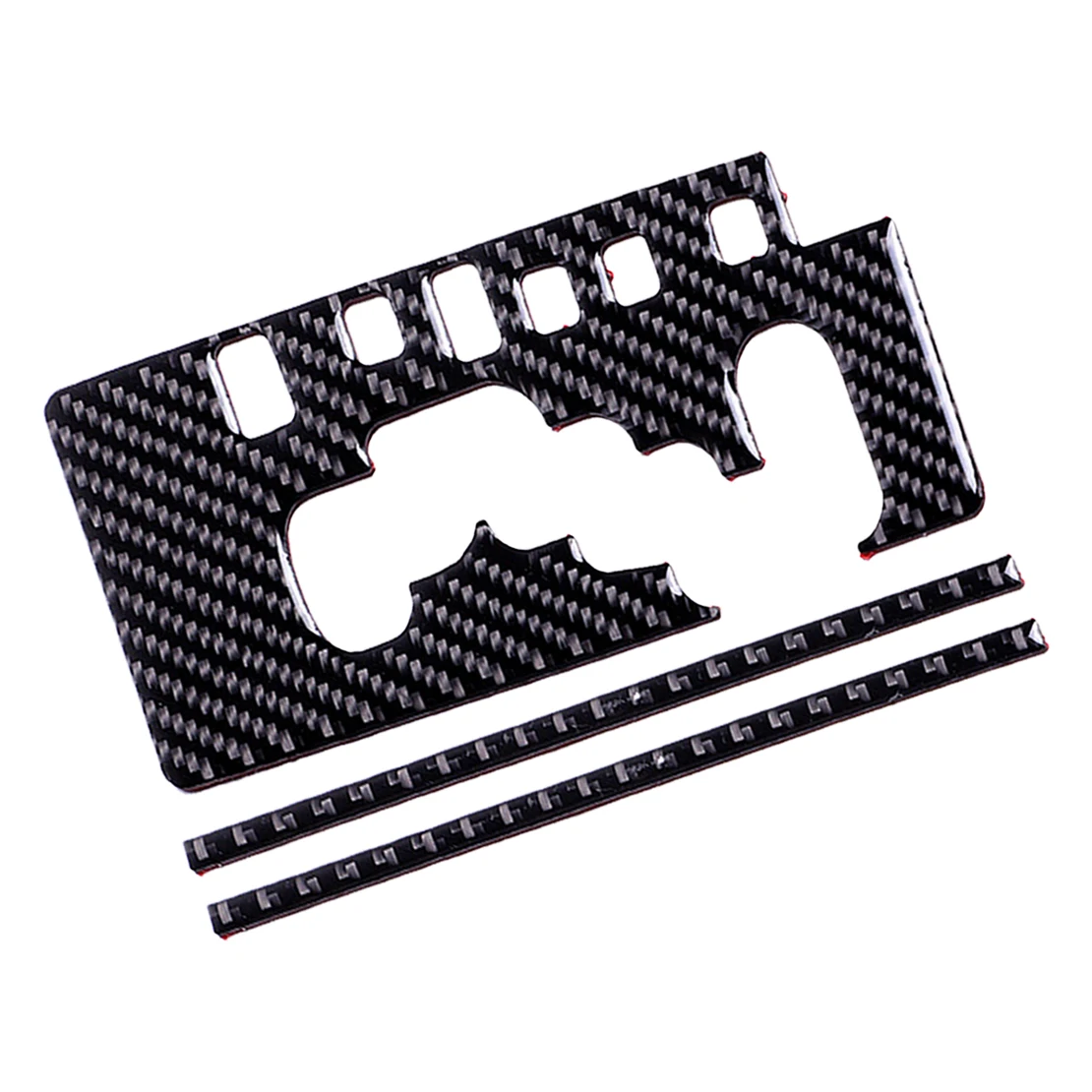 1 Set Carbon Fiber Black Car Center Console Gear Shift Panel Cover Trim LHD Fit for Toyota FJ Cruiser 2007-2018 2019 2020 New