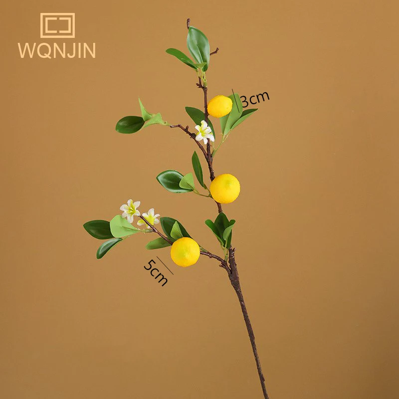 

Искусственные цветы ветка лимона WQNJIN