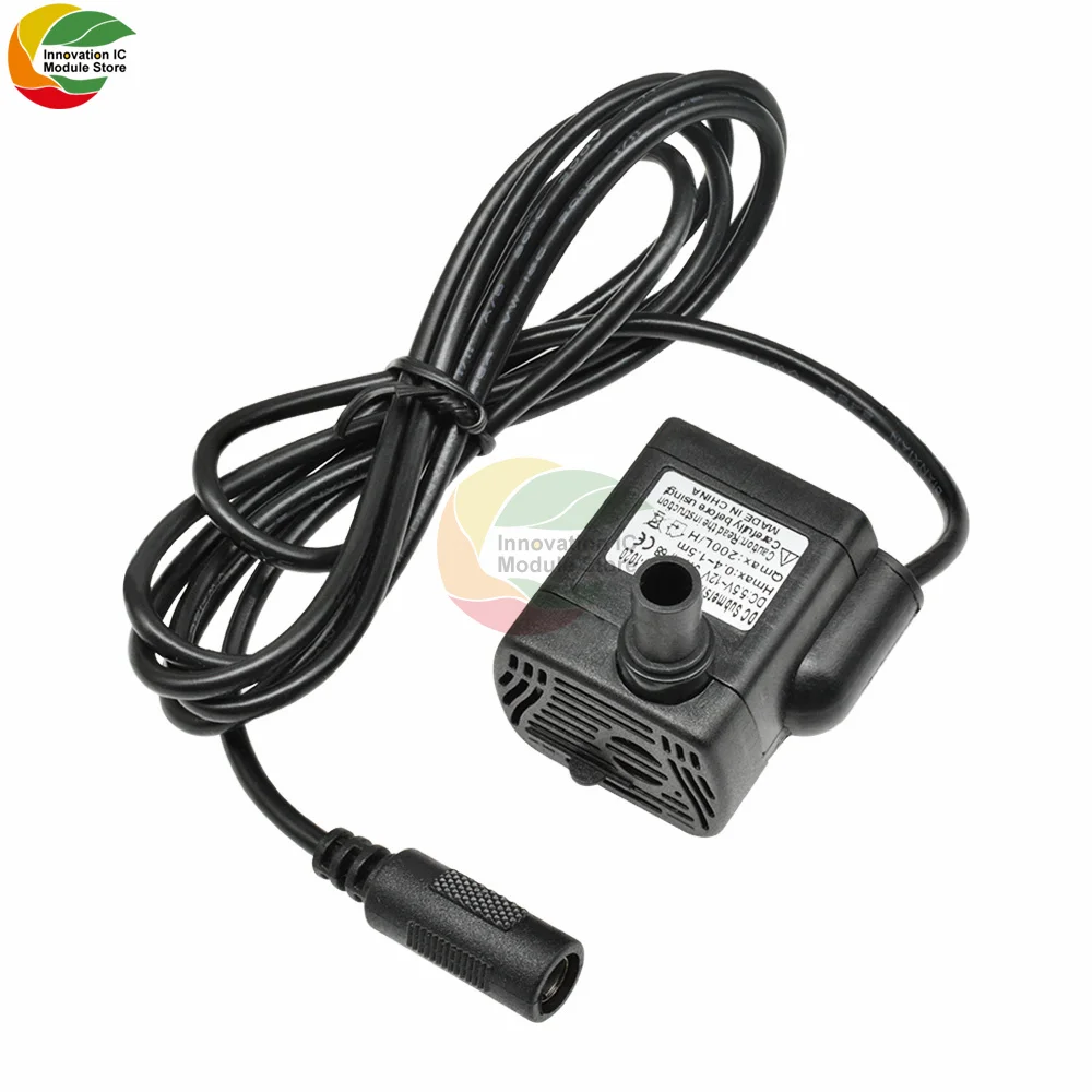 DC5.5-12V 3W 1020 Бесщеточный Водяной насос постоянного тока с низким уровнем шума