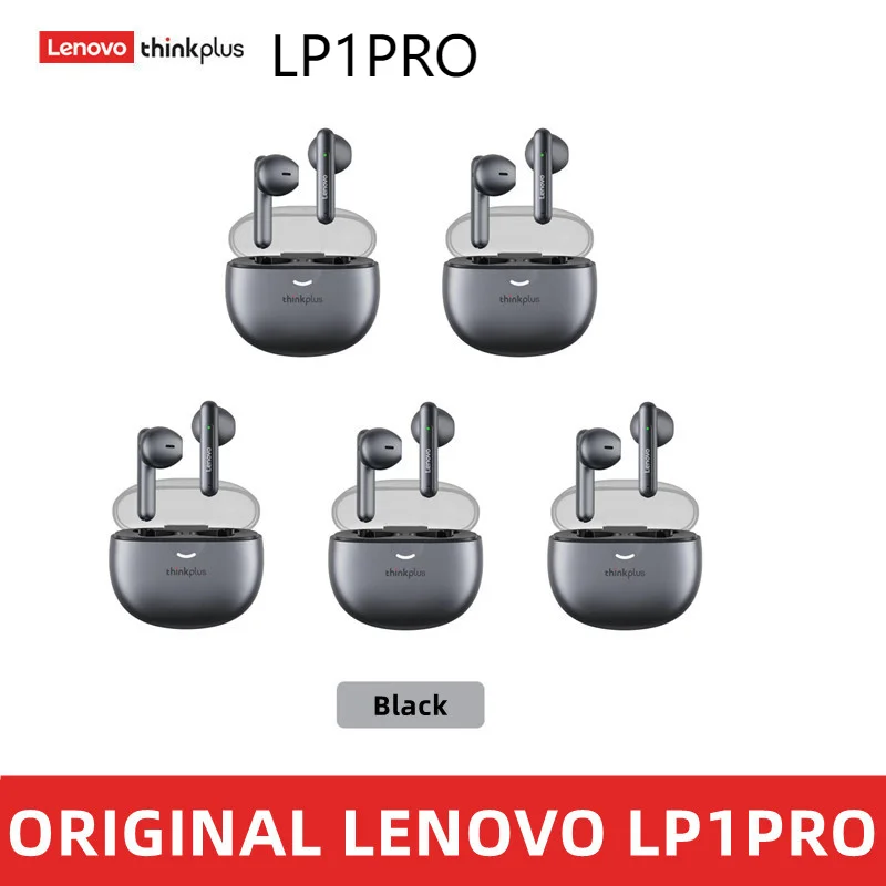 

Наушники Lenovo LP1Pro оптом TWS Bluetooth 5,1 наушники-вкладыши шумоподавляющие беспроводные наушники спортивные Игровые наушники 5/10 шт.