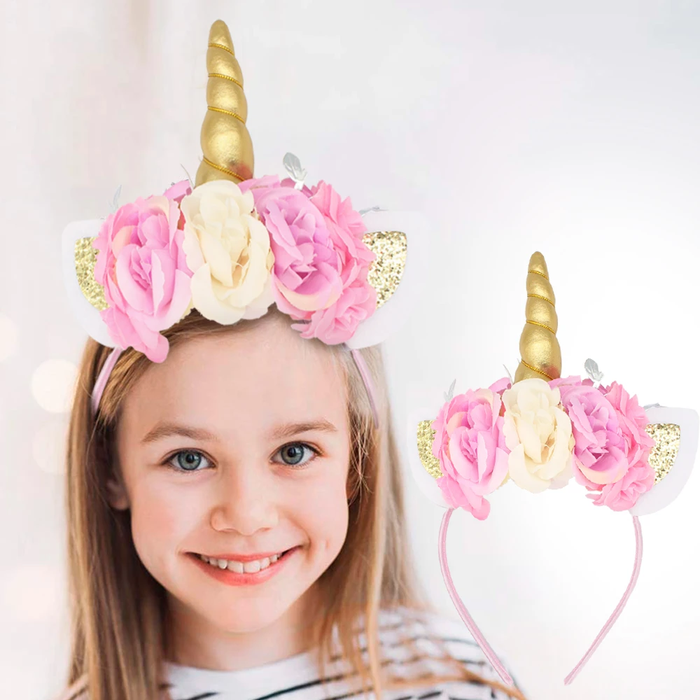 Cute Sweet Kids Gift Children's Hair Accessories Flower Desi