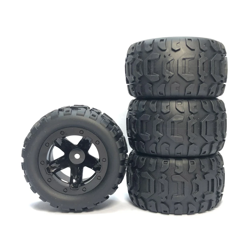 4 шт. большие шины с расширенными шинами для Wltoys 144001 144010 124017 124019 12428 Haiboxing 16889