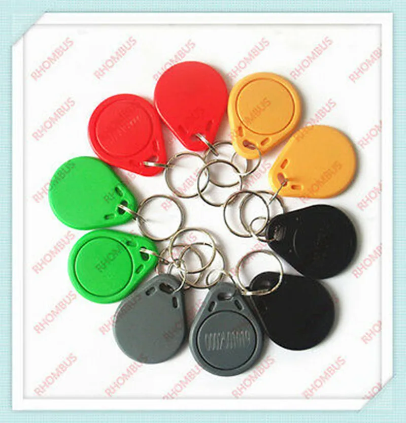 EM 4100/4102 Брелоки 125 кГц RFID бесконтактная идентификационная карта маркеры брелоки