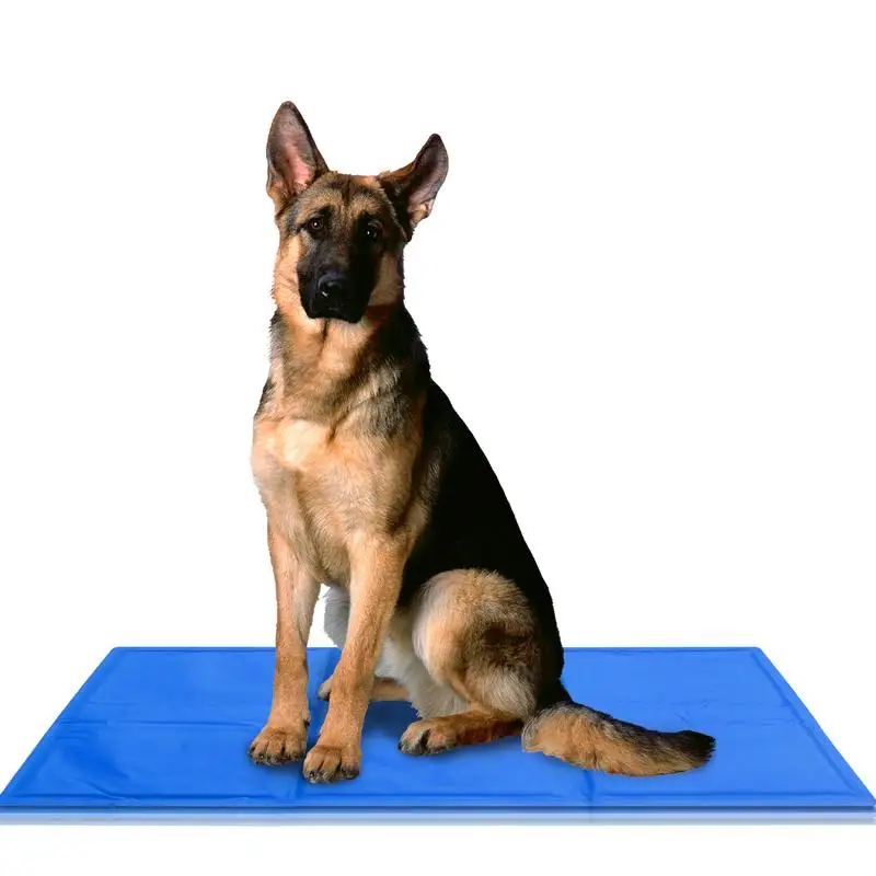 

Cooling Mat Lightweight Pet Ice Pad Without Water Electricity Blue Double-layer Pressing Ice Pad Machine Washable Summer
