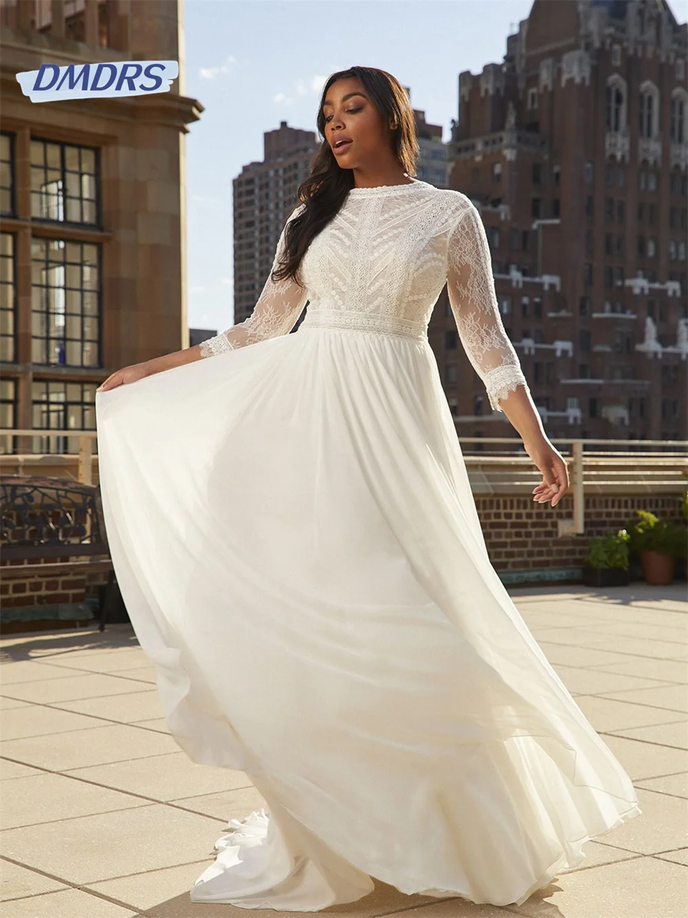 Рисунок 3 - Платье свадебное кружевное в пол