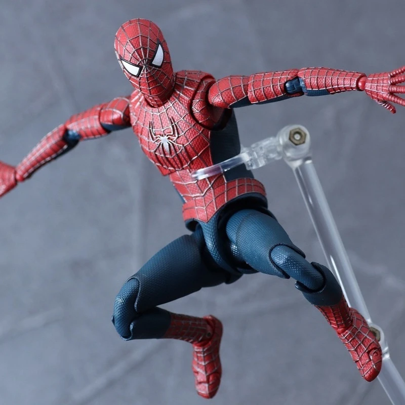 Фото Коллекционная фигурка Человека-паука Тоби (14 см) от CT TOYS SHF, подвижная, для декора рабочего стола, модель-конструктор, подарок №3