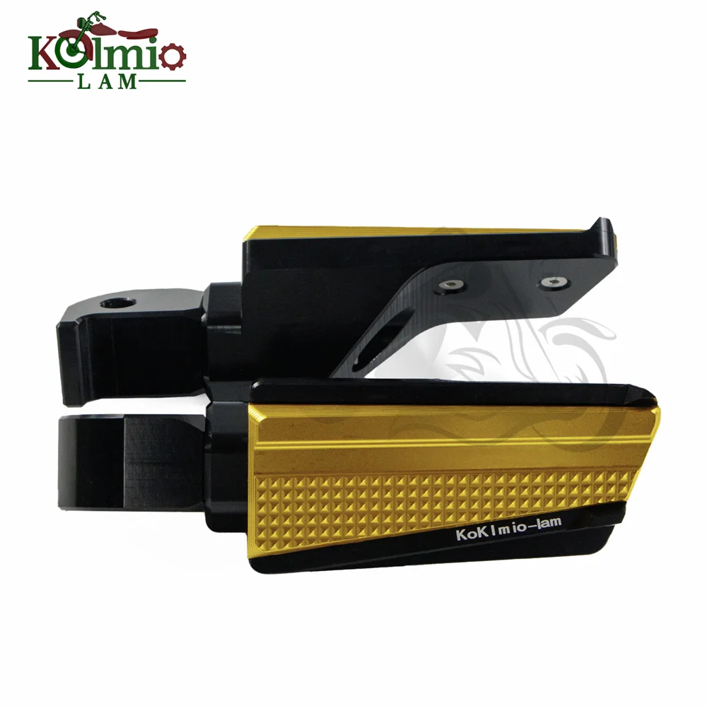 Фото Подходит для мотоцикла XMAX 125 250 300 400, задняя подставка для ног пассажира, педаль NMAX 125 150 155 TRICITY 300 X-MAX 125 X-NAX №4