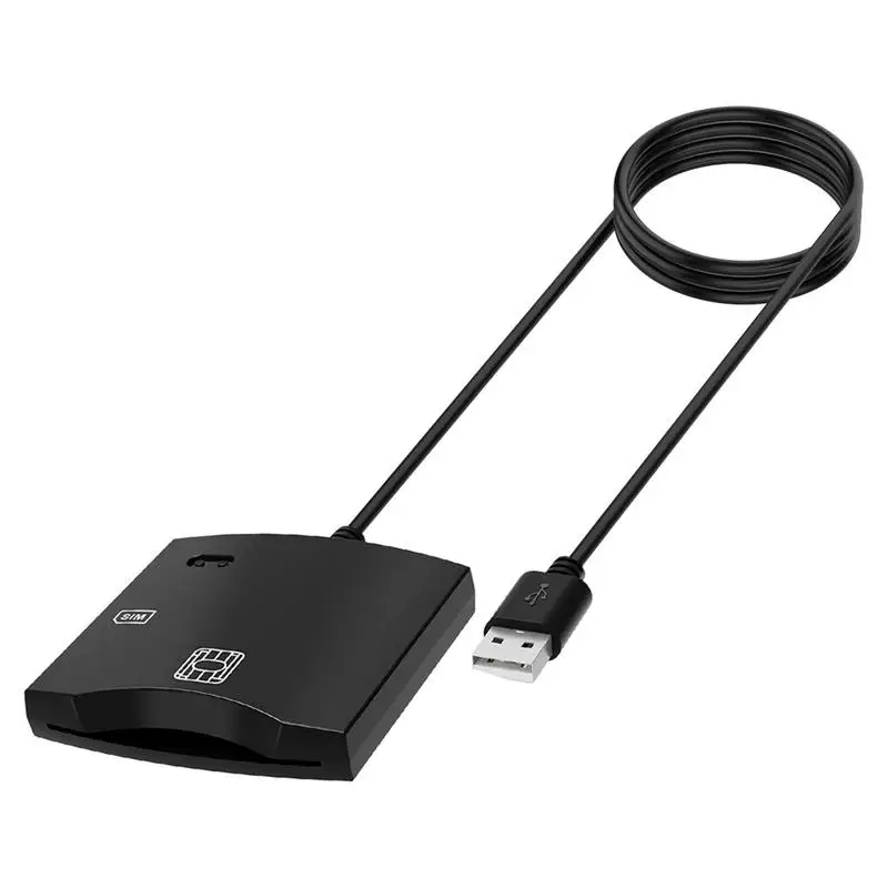 

Считыватель SIM-карт/IC-карт с чипом DOD USB 2,0, умный считыватель общего доступа cvc для ноутбука и компьютера, совместимый с Win & Linux