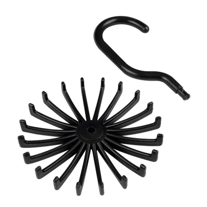 

Twirl Belt Hanger Neck Tie Hanger Hook Holder For Men 360 Degrees Rotating Neck Tie Hanger Hanger Holder Hook For Wardrobe