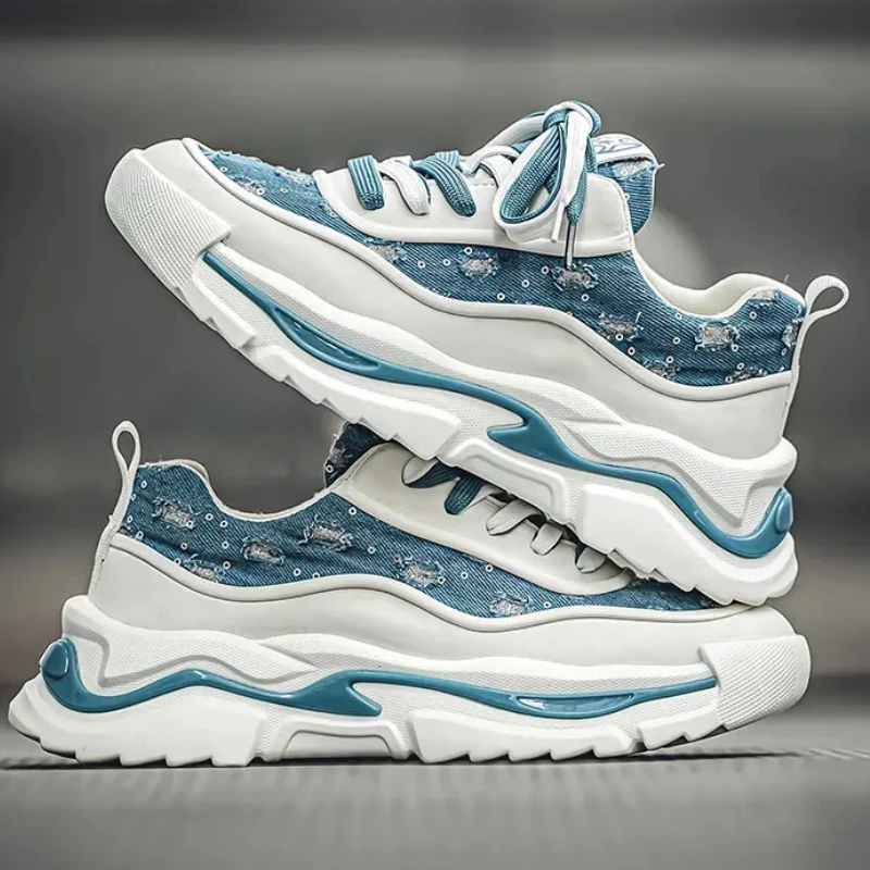 Повседневная Спортивная обувь для мужчин удобные нескользящие кроссовки в