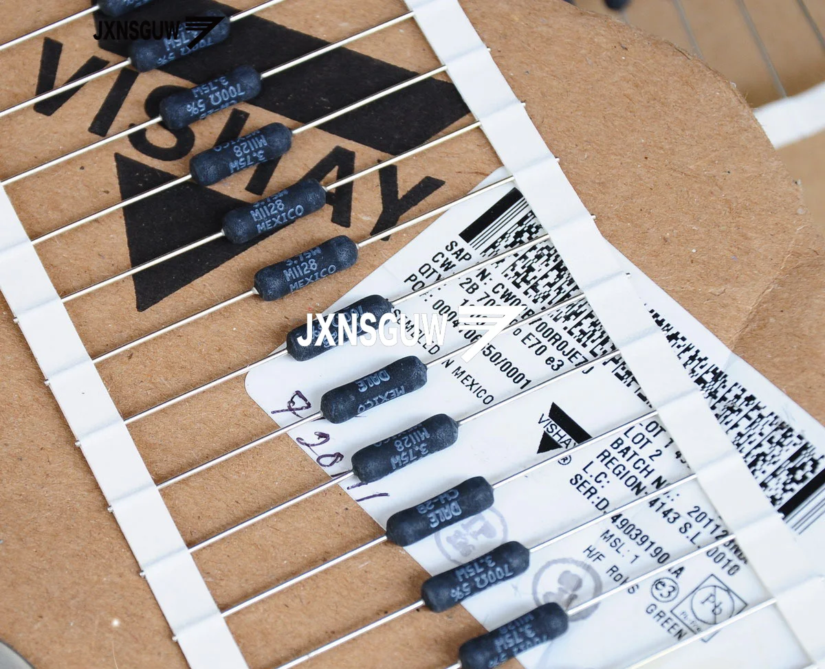 10 шт. Новинка VISHAY DALE CW-2B 5% 3.75W700R 14x4 мм раневое сопротивление 3,75 Вт 700R жаропрочность CW2B 700R 3,75 Вт Ом