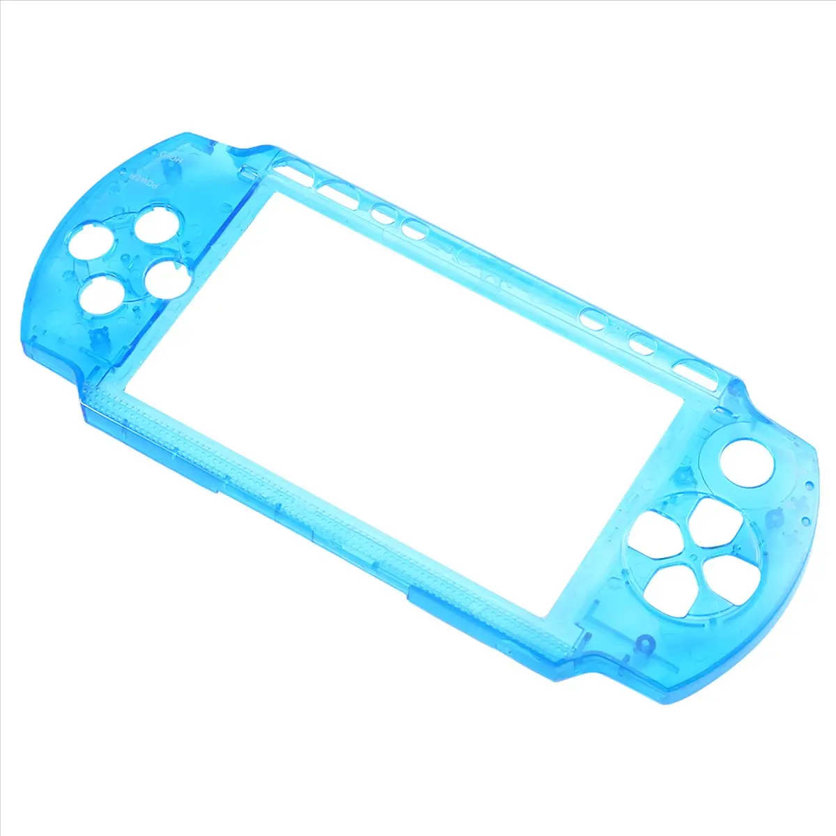 Фото Крышка верхнего корпуса SCLS для PSP1000, верхняя часть корпуса игровой консоли, передняя лицевая панель, верхний чехол, цвет: голубой (Lake Blue) №4