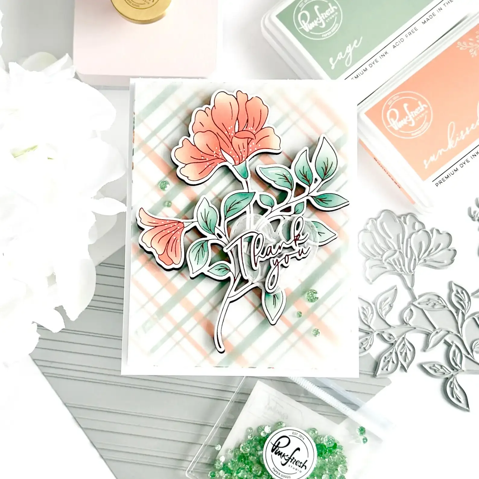 2024 День матери цветок лист прозрачные штампы металлические трафарет горячая