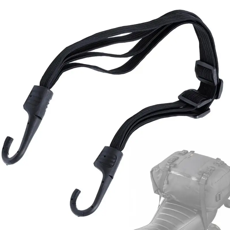 

Helmets Rope Universal Tape Elastic Strap With 2 Hooks Motorcycle High Strength Elastic Retractable Helmets Luggage Elastic Rope