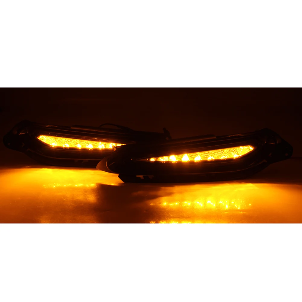 Светодиодные DRL дневные ходовые огни противотуманные фары указатель поворота