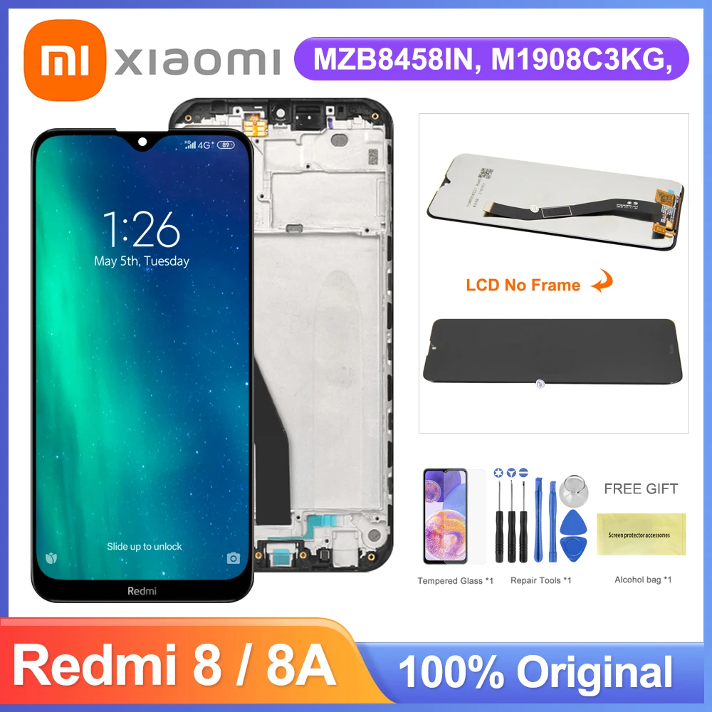 

6.22'' Original Screen for Xiaomi Redmi 8A Redmi8a Lcd Display Touch Screen Digitizer Replacement for Redmi 8 Redmi8