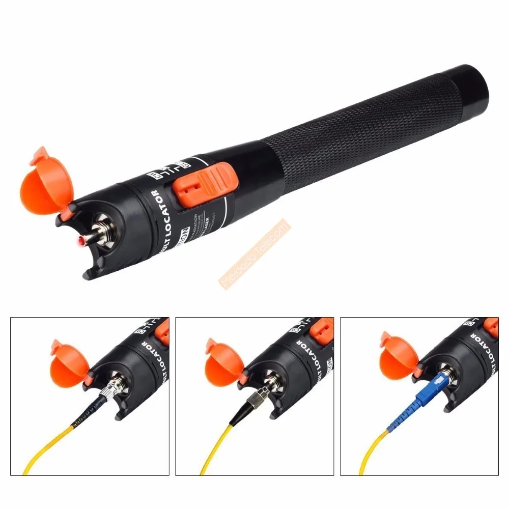 Locator Optical-Laser-Pen Vfl Ftth-Tool 5mw 10mw 30mw 50mw 10km 30km 50km Визуальный дефектоскоп VFL |