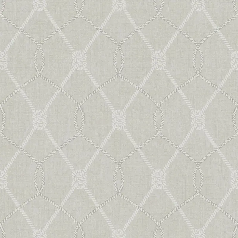 

Tradewinds Grey Trellis Wallpaper