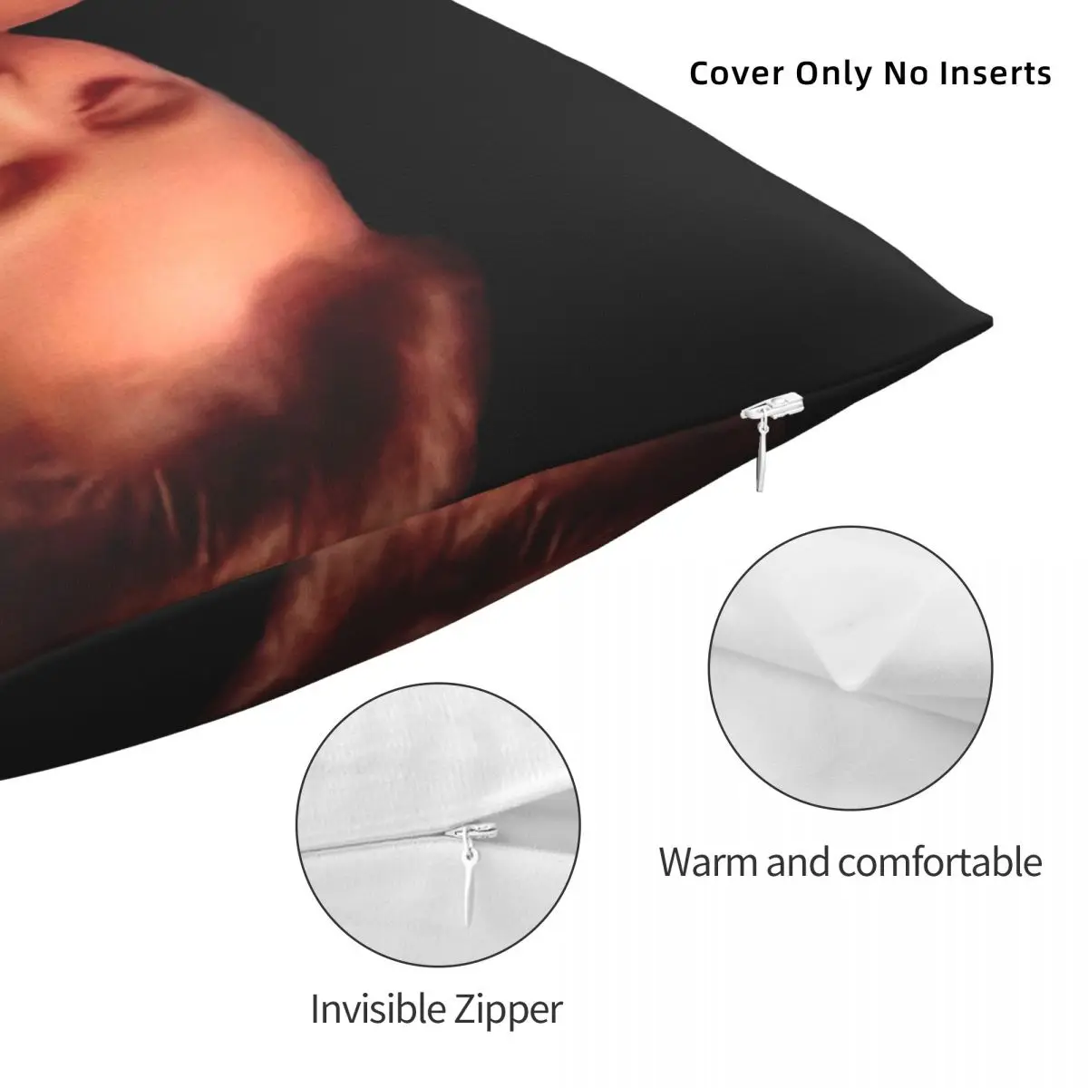 Квадратная наволочка Gibby в стиле ретро из полиэстера для подушки бархатная